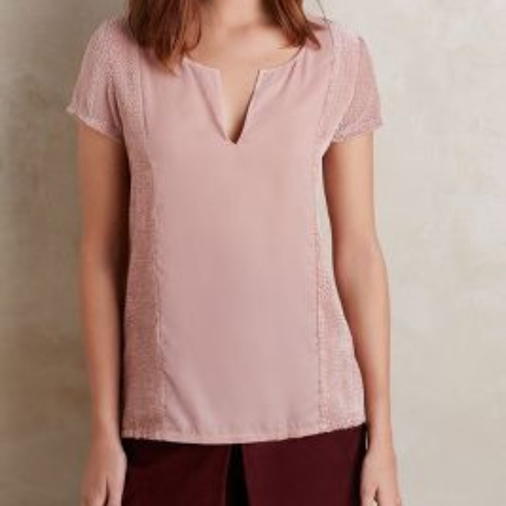 Dusty Pink Velvet Tee